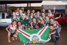 Catanduvas - Futsal feminino volta do Jarcan's com pentacampeonato
