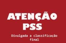 Reserva do Iguaçu - Divulgada a classificação final do PSS 02/2015