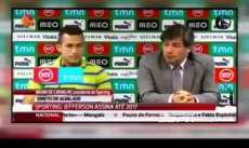 Jogador brasileiro solta pum em apresenta&ccedil;&atilde;o no Sporting-POR. Veja o v&iacute;deo