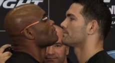 Em 1&ordm; encontro, Anderson tem encarada "queixo com queixo" com Weidman