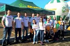 Laranjeiras - Sicredi realiza blitz para divulgação de poupança no centro da cidade