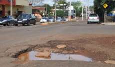 Laranjeiras - Operação Tapa-buracos nas ruas da cidade deve começar nos próximos dias