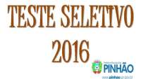 Pinh&atilde;o - Teste Seletivo: Confira o resultado preliminar