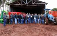 Ibema - Nova Esperança recebe patrulha agrícola mecanizada