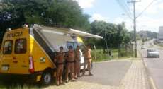 Pol&iacute;cia Militar atende pedidos da comunidade e refor&ccedil;a policiamento em parque de Curitiba