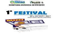 Pinh&atilde;o - Secretaria de Esportes realiza Festival de Mini V&ocirc;lei