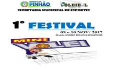 Pinh&atilde;o - Secretaria de Esportes realiza Festival de Mini V&ocirc;lei
