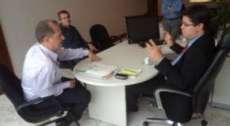 Foz do Jord&atilde;o - Prefeito Neri Quatrin visita pal&aacute;cio do Governo Estadual