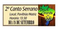 Laranjeiras - 2º Canto Serrano está com inscrições abertas