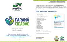Rio Bonito - Cidade sediar&aacute; o Programa Paran&aacute; Cidad&atilde;o entre os dias 24 a 26 de maio
