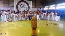 Pinh&atilde;o - 140 crian&ccedil;as participam de 1&deg; Encontro de Capoeira