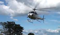 Guarania&ccedil;u - Helic&oacute;ptero do SAMU faz atendimento e leva paciente em estado grave &agrave; Cascavel