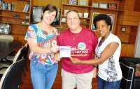 Laranjeiras - Cidade recebe do Sesc-PR placa de homenagem referente ao Dia do Desafio