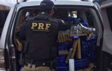 Carro de luxo tinha mais de 1,6 tonelada de maconha