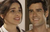 'Haja Cora&ccedil;&atilde;o': Shirlei v&ecirc; Felipe sem camisa, e os dois ficam mexidos