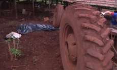 Trag&eacute;dia. Agricultor paranaense morre esmagado por trator