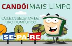 Cand&oacute;i - &Aacute;reas administrativas do munic&iacute;pio faz Coleta seletiva do lixo