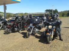 Laranjeiras - Grupo de Motoqueiros Paraguaios passa pela cidade