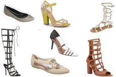 Moda - Sand&aacute;lias gladiadora e com transpar&ecirc;ncia