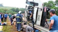 No Paran&aacute; um grave acidente &eacute; registrado na BR 158