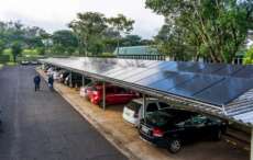 Sistema de pain&eacute;is fotovoltaicos come&ccedil;a a gerar economia para a Itaipu
