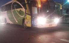 Laranjeiras - Automóvel colide com ônibus da Viação Princesa dos Campos