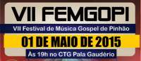 Pinh&atilde;o - VII Femgopi ser&aacute; neste 1&deg; de maio