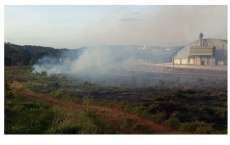 Laranjeiras - Incêndio ambiental é registrado no bairro São Francisco