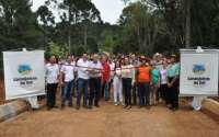Laranjeiras - Governo Municipal inaugura pontes de concreto armado sobre Rio Passo Liso e Rio Taperinha