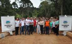 Laranjeiras - Governo Municipal inaugura pontes de concreto armado sobre Rio Passo Liso e Rio Taperinha