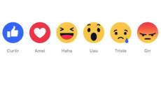 Facebook libera cinco novos bot&otilde;es alternativos ao 'curtir'