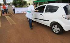 Foz do Jord&atilde;o - Agentes de sa&uacute;de do munic&iacute;pio realizaram blitz educativa