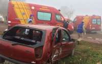 Grave acidente é registrado na BR 277
