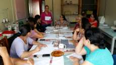 Nova Laranjeiras - Curso de pintura em tecido