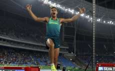 Sai segundo ouro para o Brasil nas Olimp&iacute;adas. Thiago Braz, no salto com vara