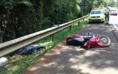 Virmond - Motociclista morre ap&oacute;s cair