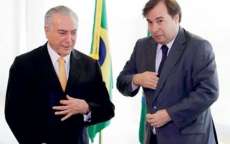 Maia n&atilde;o garante a Temer acelera&ccedil;&atilde;o de den&uacute;ncia