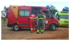 Laranjeiras - Ambulância do Bombeiros volta aos trabalhos a partir desta quarta