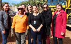 Palmital - Projeto dos professores de artes do Governo do Paran&aacute; vistam Aterro Sanit&aacute;rio