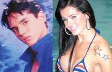 Rom&aacute;rio &eacute; flagrado com modelo transexual: "Amigos bem &iacute;ntimos"