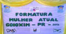 Goioxim - Coamo realizou formatura Mulher Atual 2015