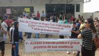 Quedas - Professores manifestam em Laranjeiras por manuten&ccedil;&atilde;o de empregos