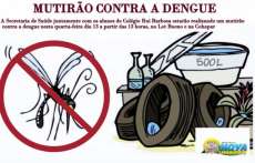 Nova Laranjeiras - Cidade ter&aacute; mutir&atilde;o contra dengue