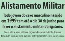 Cand&oacute;i - Jovens de Cand&oacute;i fazem alistamento Militar