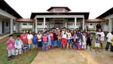 Espig&atilde;o Alto - Escola ind&iacute;gena resgata e valoriza cultura Guarani