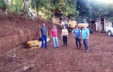 Guarania&ccedil;u - Via&ccedil;&atilde;o e Obras executa trabalhos de terraplanagens