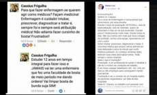 Enfermeira responde m&eacute;dico que ofendeu classe profissional e mensagem viraliza