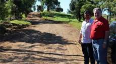 Palmital - Prefeitura conclui trabalhos de recupera&ccedil;&atilde;o na estrada geral do Rio Palmeira