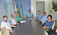 Laranjeiras - Prefeito Berto recebe visita da Igreja Católica e confirma apoio da Prefeitura na Festa da Padroeira