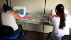 Nova Laranjeiras - Iniciou o curso de Corte e Costura oferecido pelo CRAS
